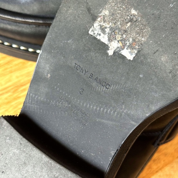 TONY BIANCO Granite Black Nappa Loafer - Picture 5 of 10